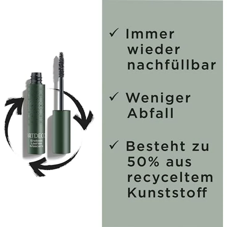Artdeco Endless Lashes Mascara Refill - Nachfüllbare Mascara für präzise definierte Wimpern & Open-Eyes Effekt mit langanhaltendem Look - 8 ml – Bild 4