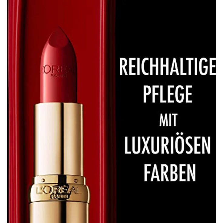 L'Oréal Paris Pflegender Lippenstift mit Satin Finish, Argan-Öl und Vitamin E, Color Riche Satin, Nr. 148 Chez Lui, 1 x 4,3 g – Bild 4
