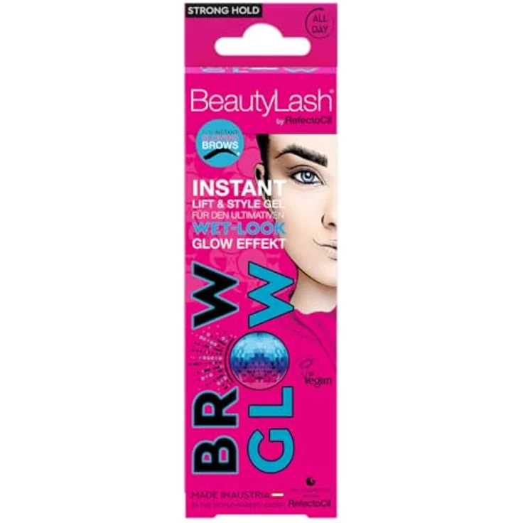 RefectoCil BeautyLash Brow Glow, Augenbrauengel Wet Look, 14 ml, vegane Formel zur Fixierung und Gestaltung der Augenbrauen – Bild 2