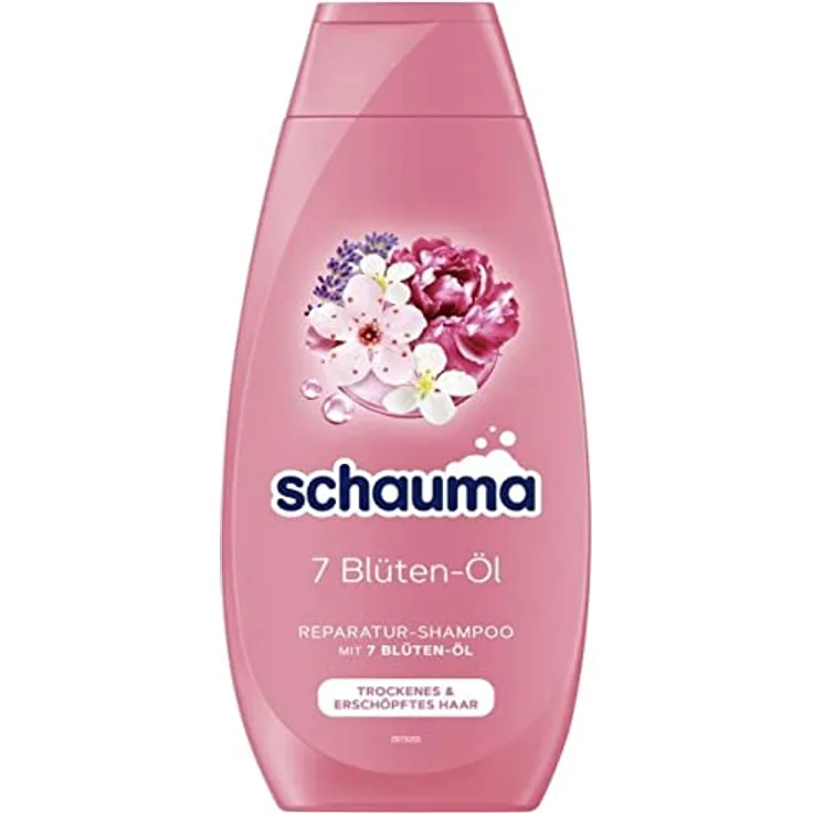 Schauma Schauma Shampoo 7 Blüten Öl, 400 ml Flasche - Reparatur-Shampoo für trockenes und erschöpftes Haar