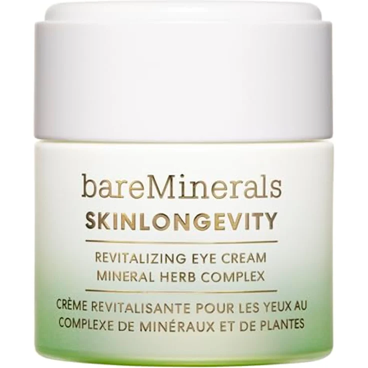 bareMinerals Revitalizing Eye Cream, feuchtigkeitsspendende Augencreme zur Reduzierung von feinen Linien und Fältchen, 15 g – Bild 1