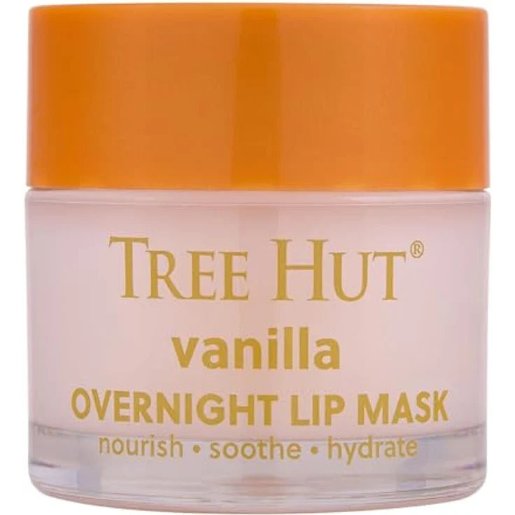 Tree Hut Vanilla Overnight Lippenmaske, 170 ml, reichhaltige Feuchtigkeitsformel mit Sheabutter und Vitamin E – Bild 1