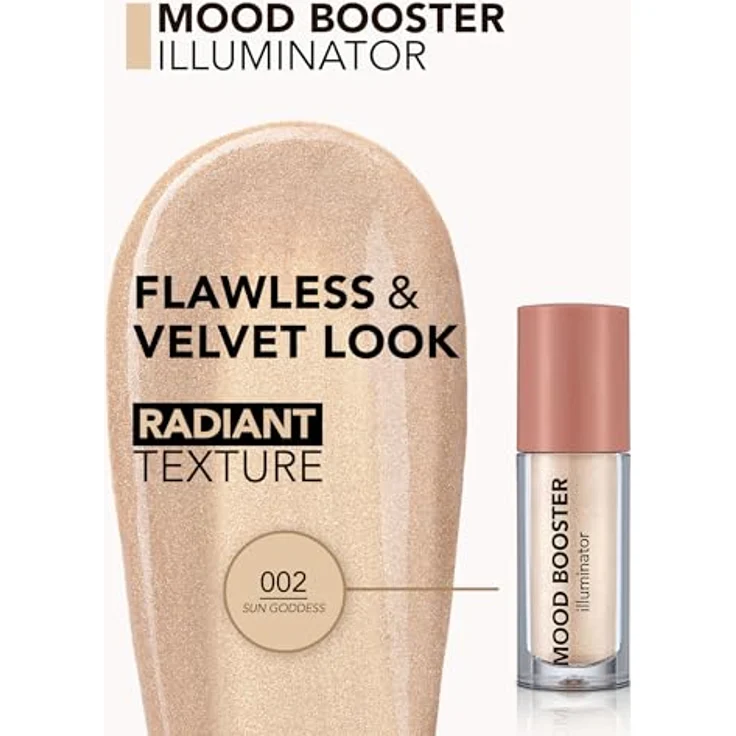 flormar Mood Booster Illuminator, Cremiger Highlighter mit Applikator, Farbton 002 Sun Goddess, 4 ml – Bild 6