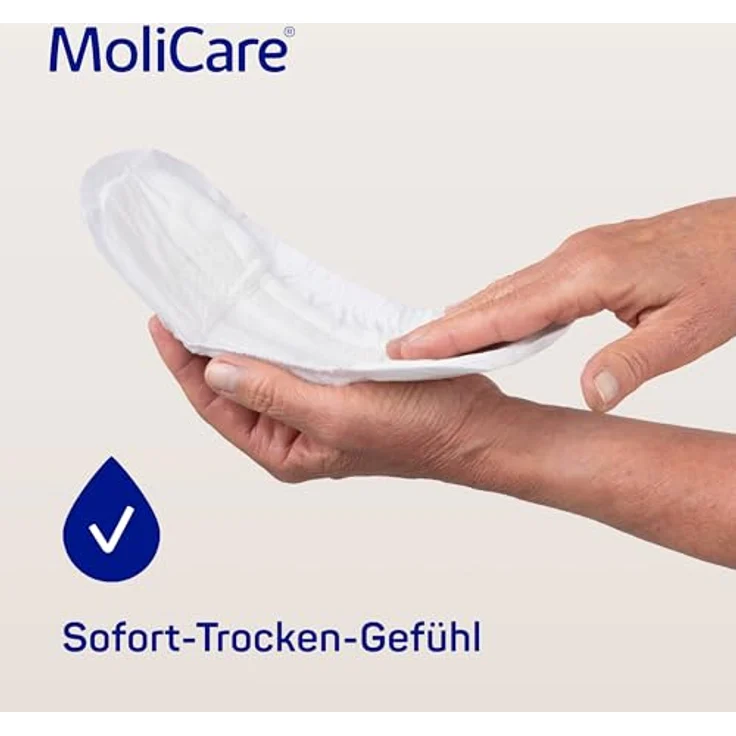MoliCare lady Pad 2 Tropfen, diskrete Inkontinenzeinlagen für Frauen, dünn, flexibel, ohne Duftstoffe, geruchsneutralisierend, 216 Stück – Bild 5