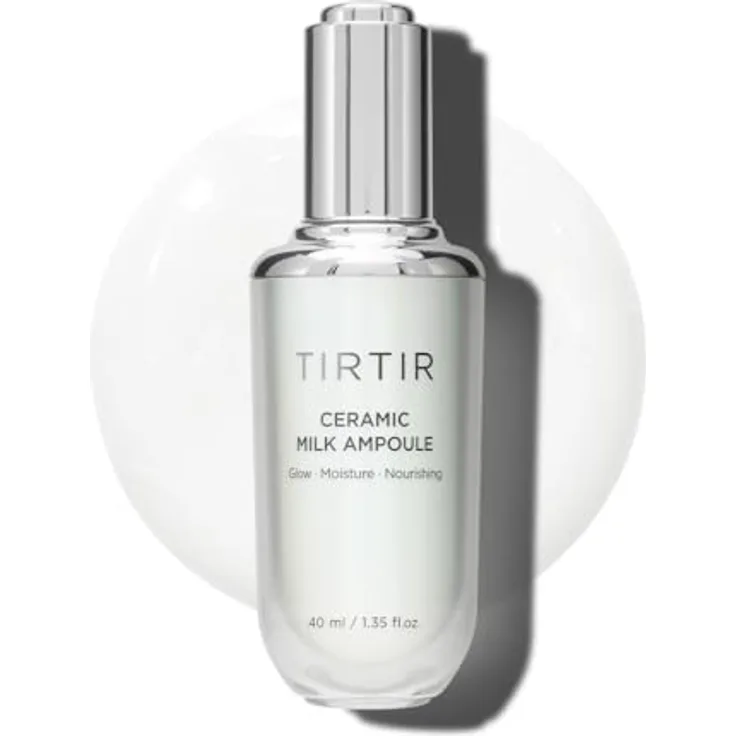 TIRTIR Ceramic Milk Ampoule, Gesichtsserum mit feuchtigkeitsspendender Formel, 40 ml