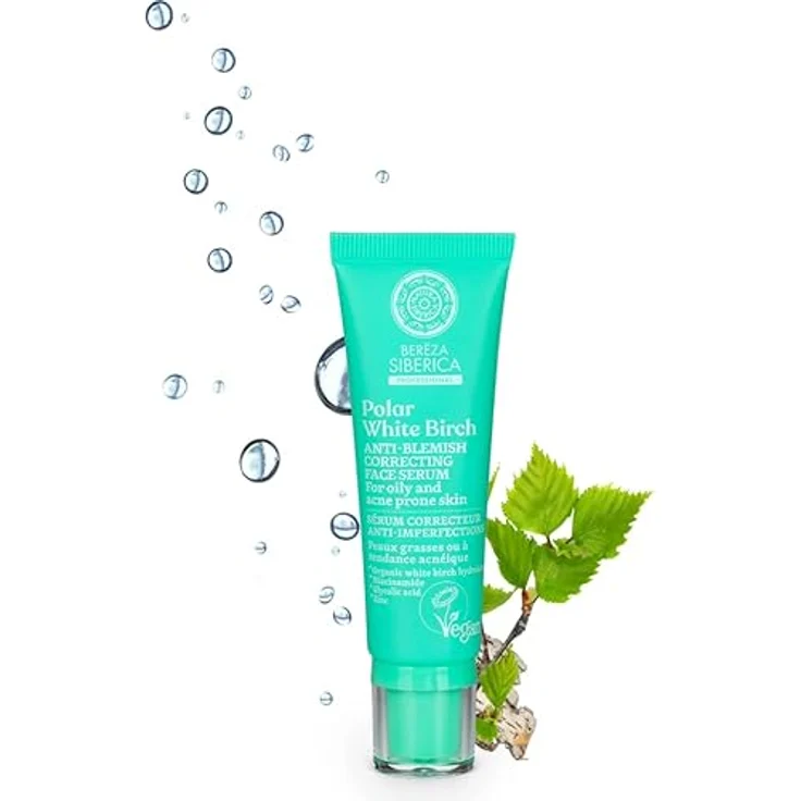 Natura Siberica Polar White Birch, korrigierendes Gesichtsserum für fettige und problematische Haut, 30 ml, vegan – Bild 6