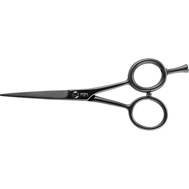 PARSA Men Profi Haarschere Bartschere mit einseitiger Mikroverzahnung und rutschsicherem Gummi Ring – Haarschneideschere – Bartscheere – Bild 1