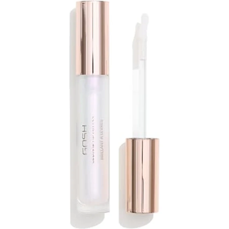 GOSH COPENHAGEN Peptide Lip Gloss 001 Diamond, hochglänzender Lipgloss mit Peptiden zur Lippenpflege, 7 ml – Bild 1