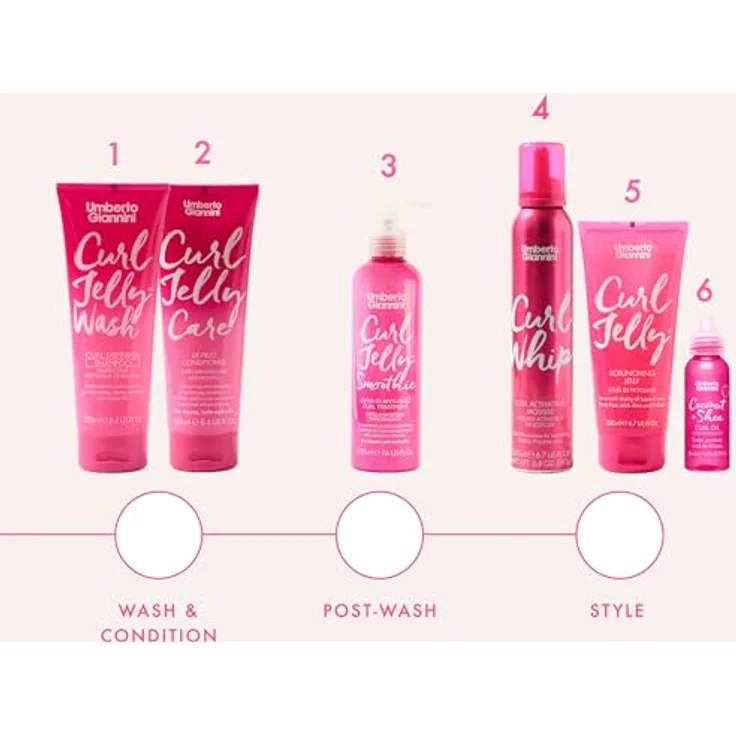 Umberto Giannini Curl Jelly Smoothie Conditioner, silikonfreier Leave-in Conditioner mit Sheabutter und Sonnenblumenöl, 200 ml – Bild 9