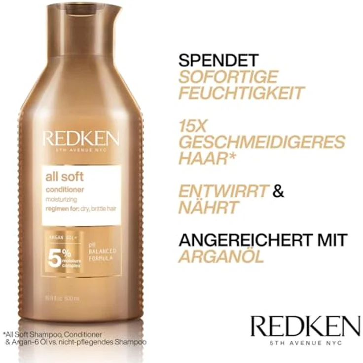 Redken All Soft Conditioner 500 ml – Bild 4