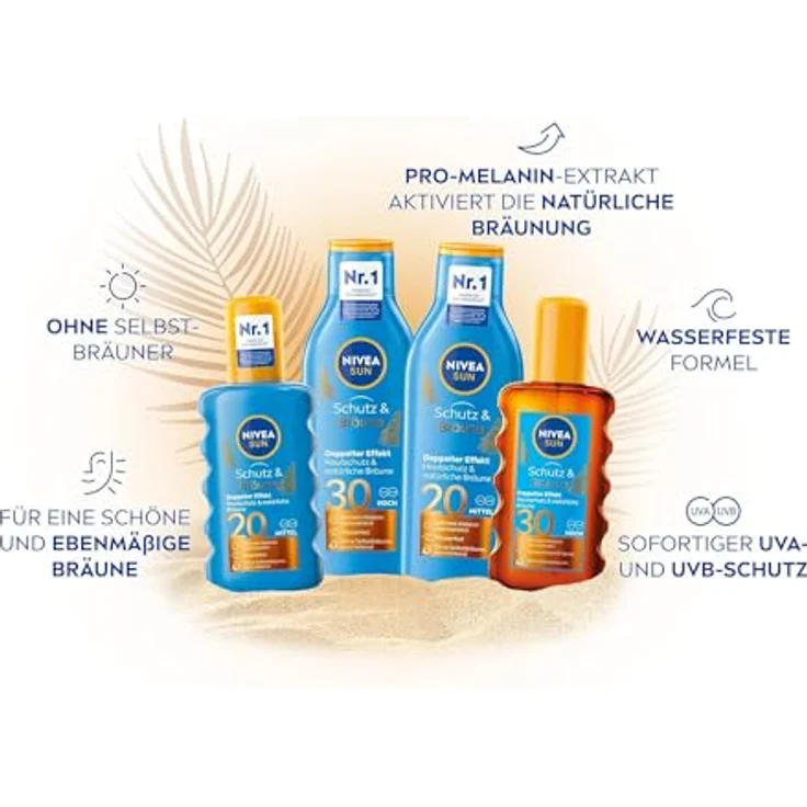 Nivea Sun Schutz & Bräune LSF 30 Sonnenspray 200 ml – Bild 5