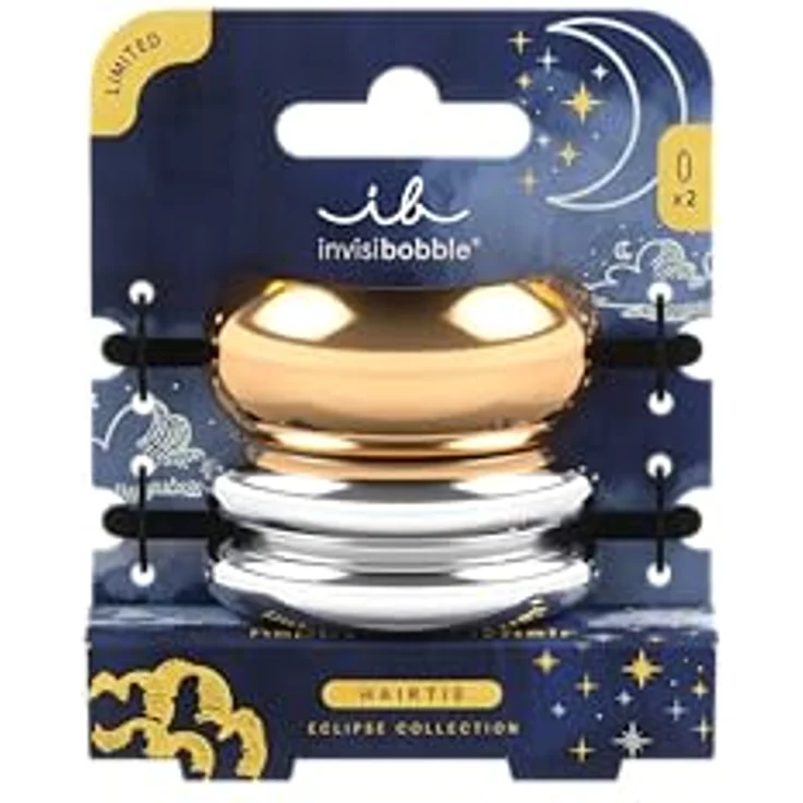 invisibobble Hair Tie Eclipse Aurora Radiance, Haargummis im 2er Pack für sicheren Halt und stylische Frisuren – Bild 1