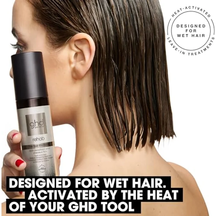 ghd rehab fine hair thickener, wärmeaktiviertes Leave-in Treatment für mehr Fülle und Stärke bei feinem Haar – Bild 3
