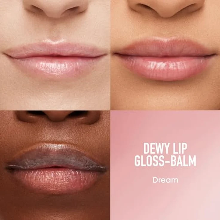 bareMinerals Dewy Lip Gloss-Balm, feuchtigkeitsspendender Lipgloss mit Strahlkraft, 2,3 g, Farbe Affection – Bild 3