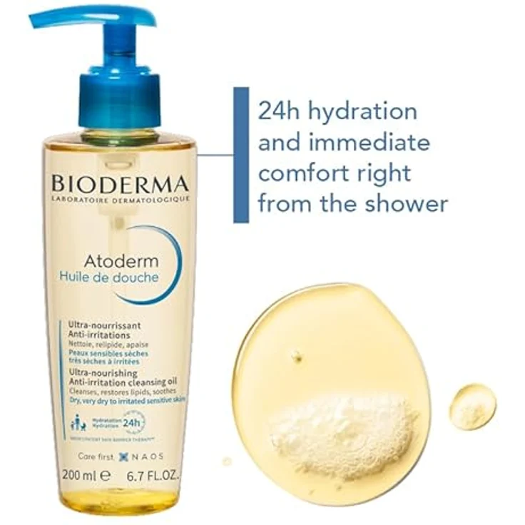 Bioderma Atoderm Huile de Douche Öl Trockene/Sehr Trockene/empfindliche Haut 200 ml – Bild 6