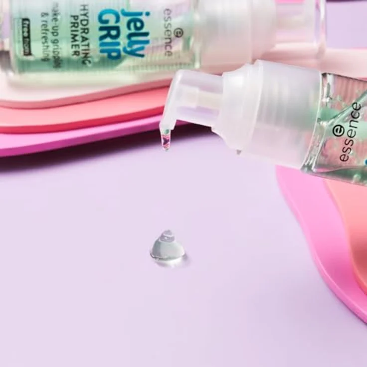 essence jelly GRIP, feuchtigkeitsspendender Make-up Primer, 29 ml, vegan, glättet die Haut und verlängert den Halt des Make-ups – Bild 6