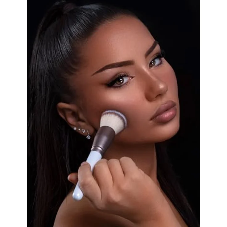 Luvia Cosmetics Complete Face Set Prime Vegan, Make-up Pinselset mit Blush-, Foundation- und Puder-Pinseln, tierversuchsfrei und in eleganter Geschenkverpackung – Bild 7