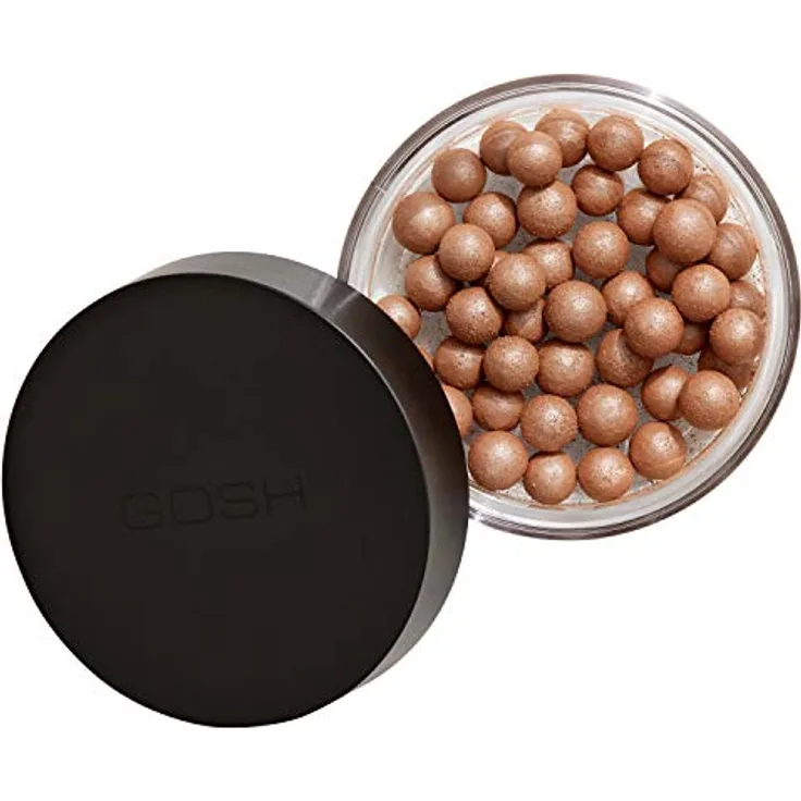 Gosh Precious Pearls, bronzierende Perlen zum Tönen, 25 g, mattierendes Puder für ein langanhaltendes Finish