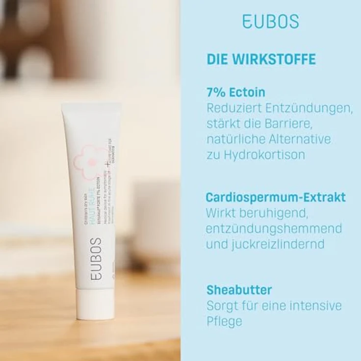 Eubos Haut Ruhe Ectoakut® Forte, 7% Ectoin Gesichtscreme, 30 ml – Bild 5