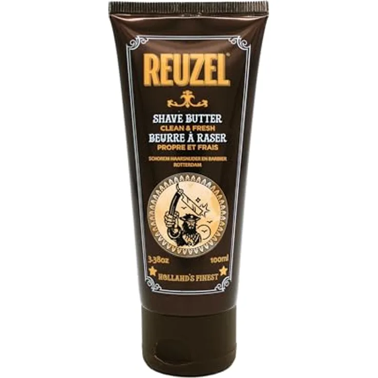 Reuzel Clean & Fresh Rasierbutter, Feuchtigkeitsspendende Rasur mit Ultragleitender Klarer Formel, 100 ml