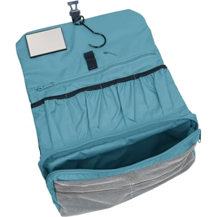 Vaude Necessaire WegaWrap, Kulturbeutel mit Wickelverschluss, Blau, 2 l – Bild 3