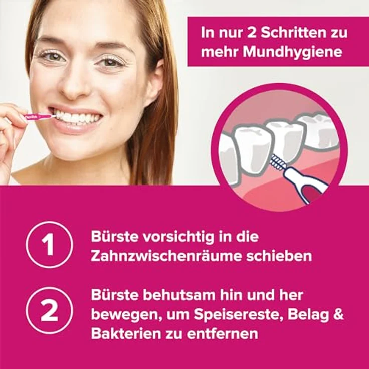 Dentek Easy Brush 12 Pieces Interdentalbürsten – Bild 3