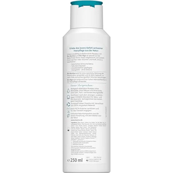 lavera Pflegeshampoo lavera Pflegeshampoo Volumen & Kraft Haarshampoo 250.0 ml – Bild 6