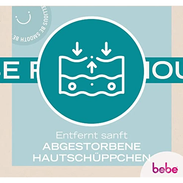 bebe Peeling für zarte Haut (150 g), sanfte Gesichtsreinigung mit Aprikosenextrakt & -Duft, gründliche Hautreinigung für normale Haut & Mischhaut – Bild 3