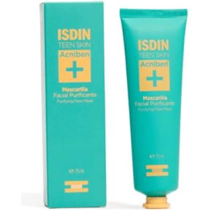 ISDIN Acniben Reinigende Gesichtsmaske (75 ml) | Porentiefe Reinigung und Talgregulierung – Bild 1