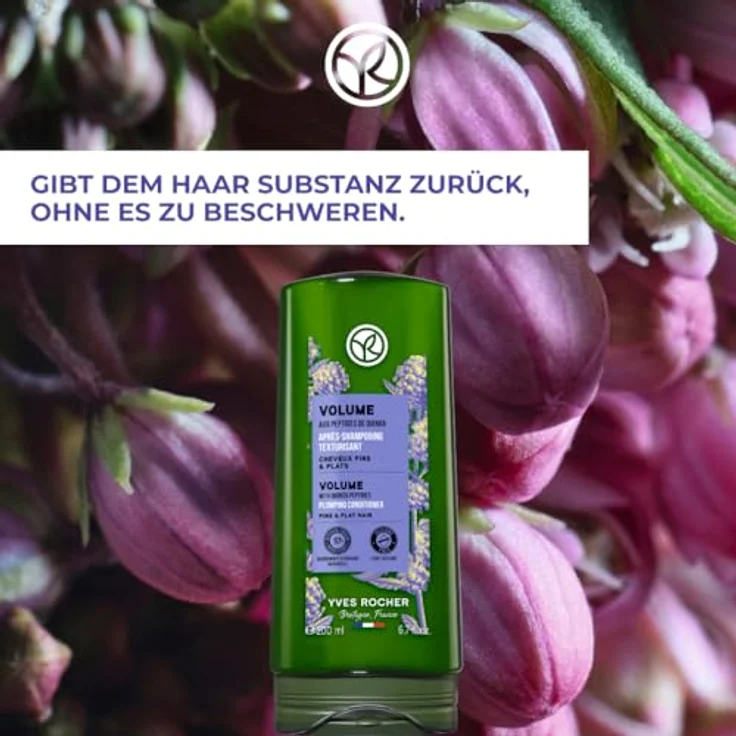 Yves Rocher Volume Plumping Conditioner, 200 ml, für feines & plattes Haar, mit Quinoa-Peptiden für sofortiges Volumen – Bild 2