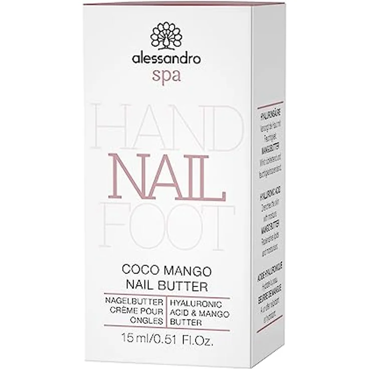 Alessandro Spa Coco Mango Nail Butter 15 ml, für gepflegte Nägel – Bild 3