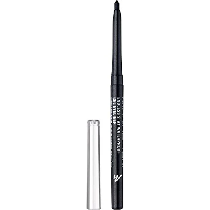 Manhattan Endless Stay Waterproof, Grauer Gel Eyeliner mit herausdrehbarer Mine ohne Anspitzen, Farbe Earl Grey 008, 1 x 2,6g – Bild 1