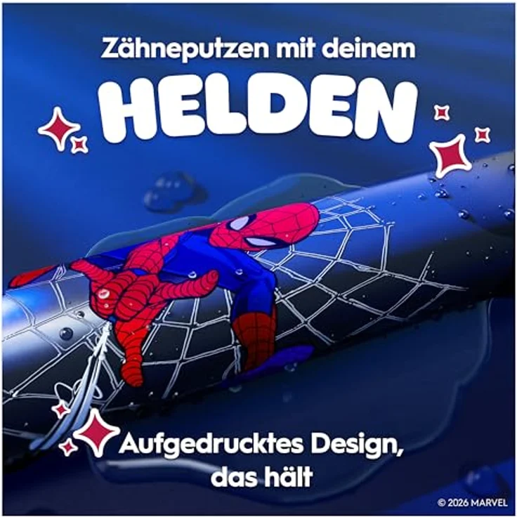 Oral-B iO Kids 6+ Spiderman, Elektrische Kinderzahnbürste mit Musik-Timer, 3 Putzmodi, inkl. Aufsteckbürste und Reise-Etui, ab 6 Jahren – Bild 7