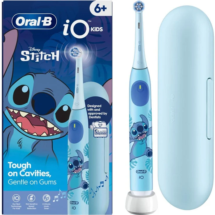 Oral-B IO2STITCH, Elektrische Zahnbürste mit innovativer Putztechnik und Smart Pressure Sensor – Bild 1