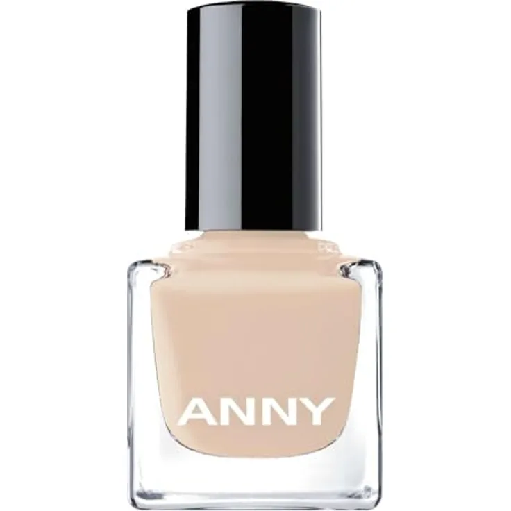 ANNY Nail Polish, Hochwertiger Farb-Nagellack mit splitterresistenter Textur und schnelltrocknender Formel, Farbe: Slow Down, Feel Well - Cremiges Sandbeige - 15 ml