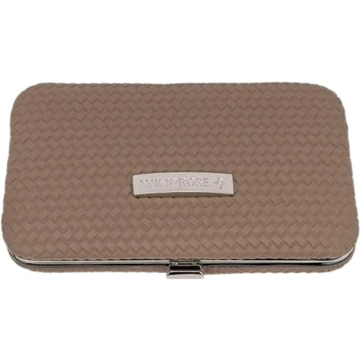 Windrose Corbello Nagelpflegegerät, Maniküre-Set in Mocca mit Nagelfeile, Pinzette und 2 Scheren, 11 cm – Bild 4