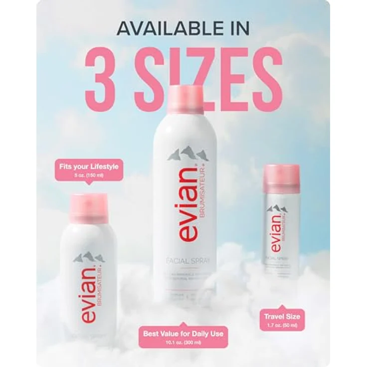 Evian Brumisateur Erfrischendes Gesichtswasser im Spray 300 ml – Bild 7
