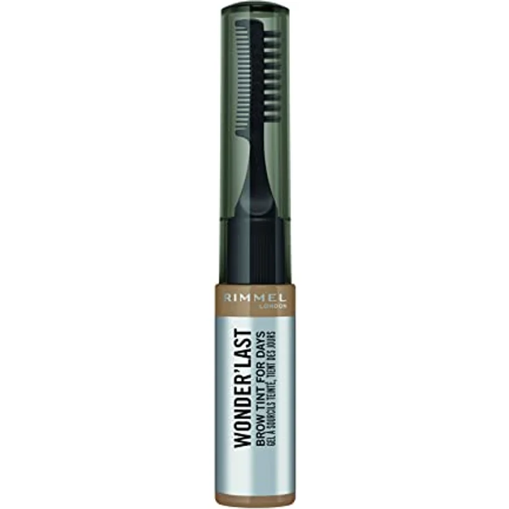 Rimmel Wonder'Last, semipermanente Gel-Augenbrauenfarbe, Farbton 004 Soft Brown, 4.5 ml, langanhaltende Betonung und einfache Anwendung – Bild 1