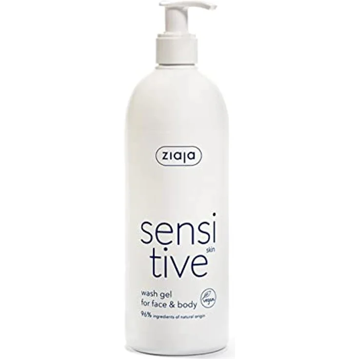 Ziaja Sensitive Waschgel für Gesicht und Körper, 400 ml, sanfte Reinigung für empfindliche und gereizte Haut – Bild 2