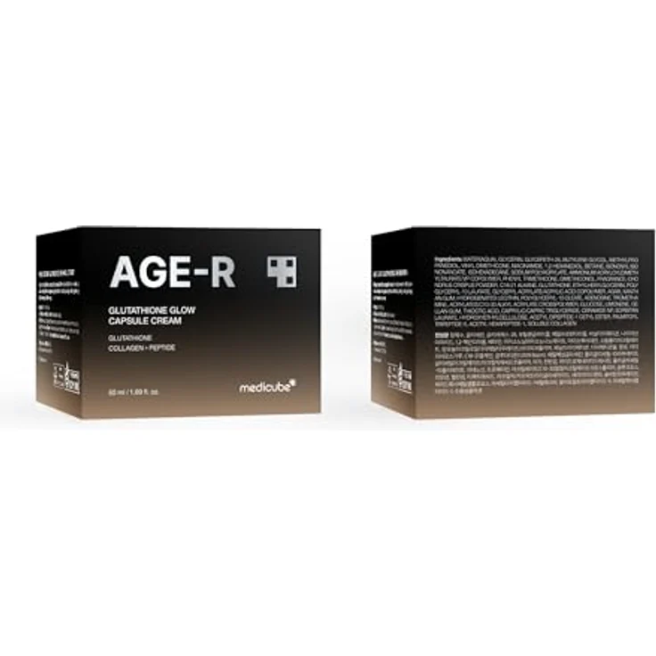 Medicube Age R Glutathione Glow Capsule Cream, Anti-Aging Gesichtscreme mit Glutathion, 50ml für strahlenden Teint und verbesserte Elastizität – Bild 8
