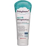 Babydream MED Pflegelotion, begleitende Pflege bei Neurodermitis, ohne Parfüm, Basispflege für trockene Haut, mit Sheabutter & Nachtkerzenöl, 200 ml