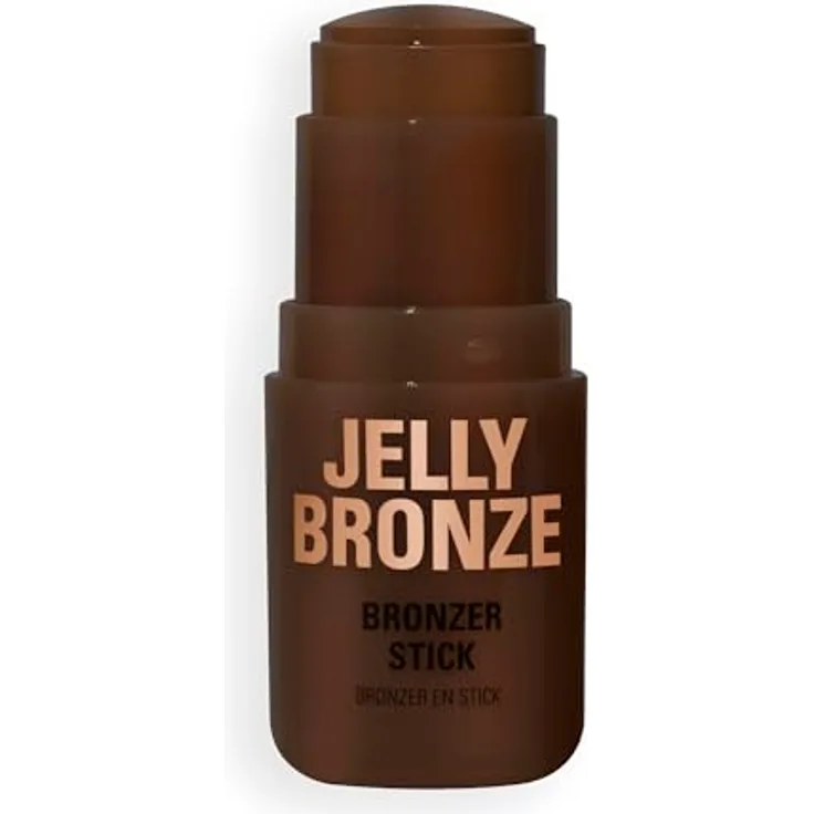 Revolution Beauty London Jelly Bronzer Tint, Bronzing-Makeup für sonnengeküsste Wangen, vegan & tierversuchsfrei, Dark Cocoa, 8 g