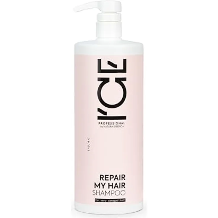 Natura Siberica ICE Professional Repair My Hair Shampoo, 1000 ml, ohne SLS und Parabene, natürliche Inhaltsstoffe