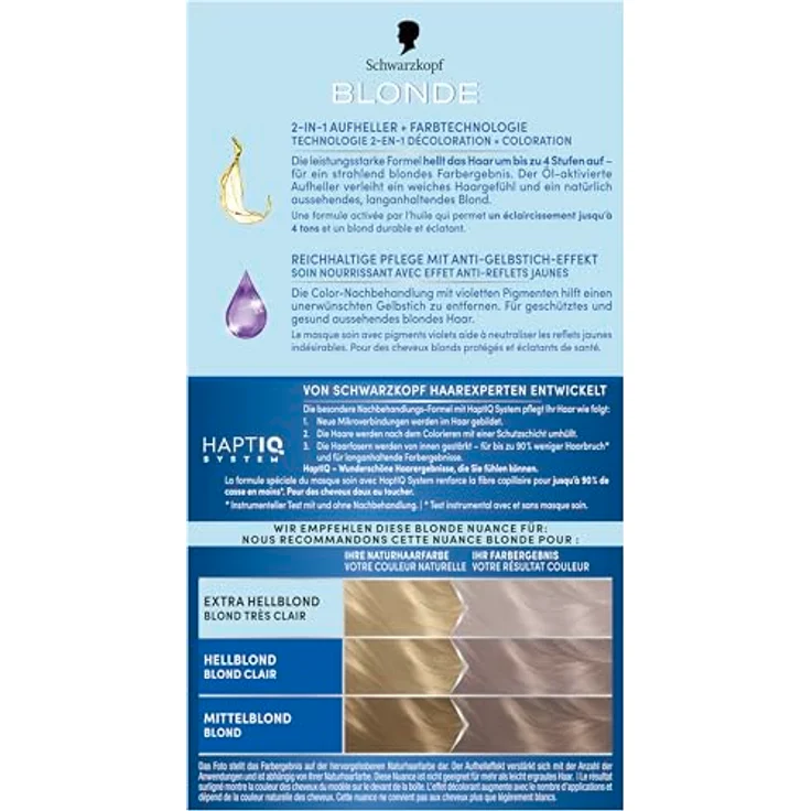 Blonde Aufheller 10.29 Aufhellende Farbe Platinblond Stufe 3 Aufhellung & Blondierung 142 ml – Bild 4