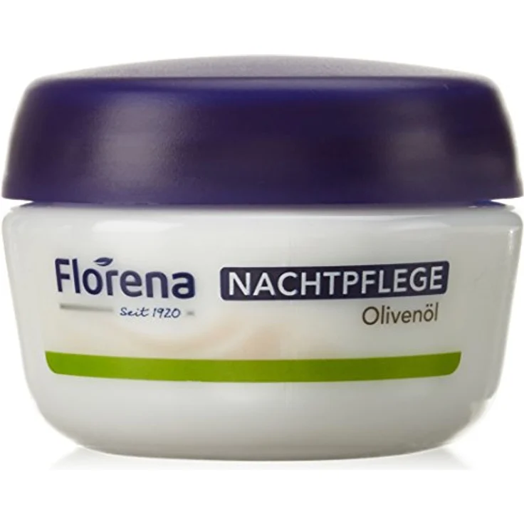 Florena Nachtpflege Mit Olivenöl Feuchtigkeit Für Trockene Haut 50 ml – Bild 2