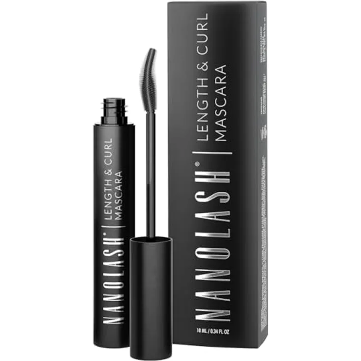 NoName Length & Curl Mascara, Verlängerungs- und Lockenmascara 10ml für perfekt lange und gelockte Wimpern, Schwarz