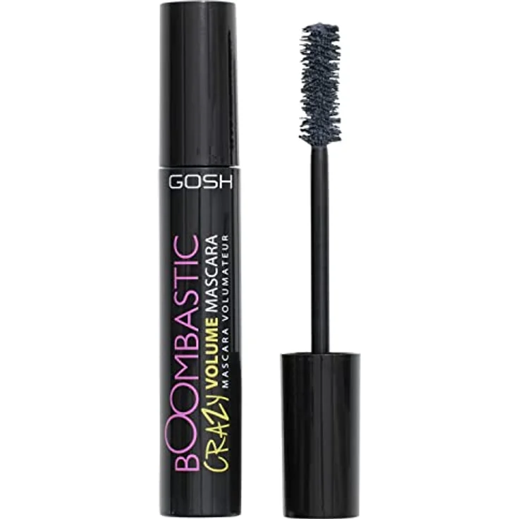 Gosh Boombastic Volumen-Mascara für geschwungene Wimpern, Farbton 004 Classic Gray, 13 ml, intensives Volumen und Verlängerung – Bild 1