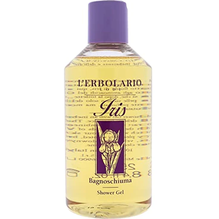L'Erbolario Iris Bade und Duschgel, 1er Pack (1 x 250 ml) - Vegane Naturkosmetik, OHNE Parabene, Made in Italy – Bild 2