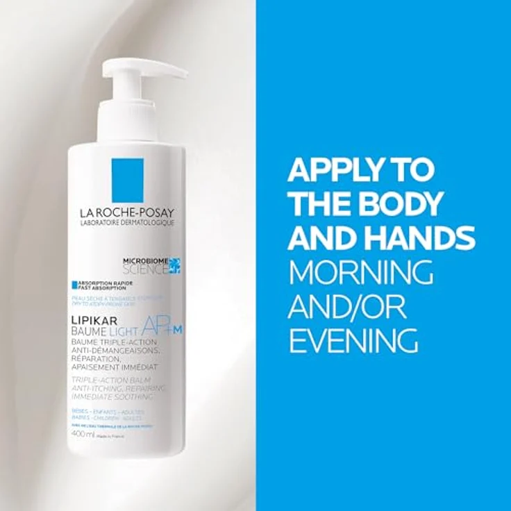 La Roche-Posay Lipikar Baume Light Ap+M Bodylotion 400 ml – Bild 8