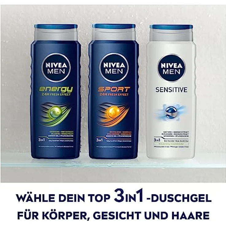 NIVEA MEN Pflegedusche Sensitive Duschgel 500 ml – Bild 7